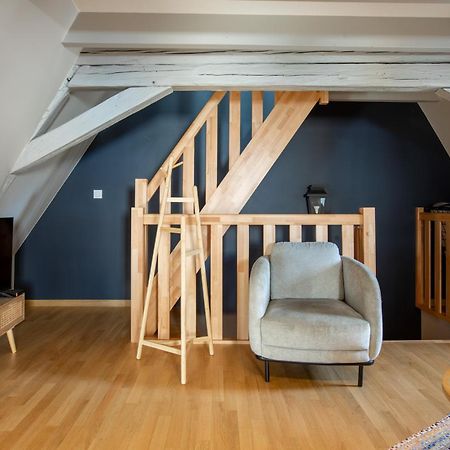 Duplex Atypique Au Coeur De Mulhouse Apartment Luaran gambar